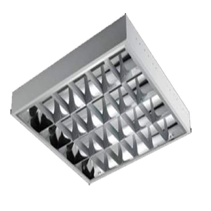 Artefacto Iluminación exterior doble parabólico 4x18 p/LED