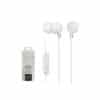 Auriculares Audifono c/microfono Sony MDR EX15AP Blanco