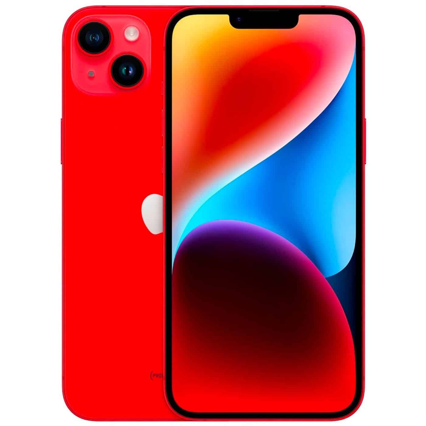 Celular Apple iPhone 14 Plus 256GB Rojo - eSim Celular Apple iPhone 14 Plus 256GB Rojo - eSim