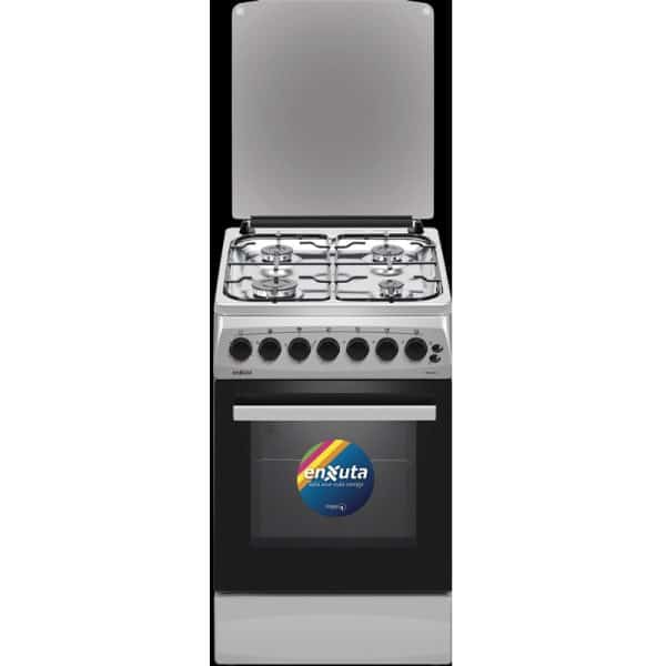 Cocina Combinada 4 Hornallas Inox Termocupla - Origen Europa