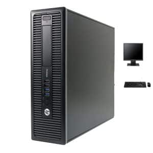 Equipo Computadora PC HP Elitedesk A8 4GB 500GB+ Monitor 19"