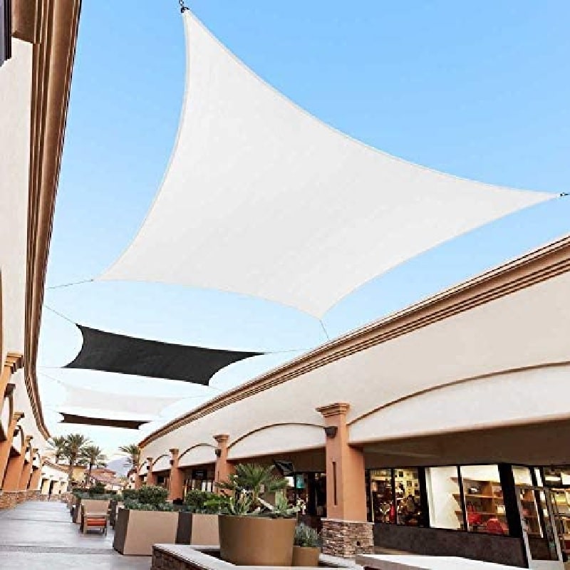 Malla Toldo Vela Alta Calidad 8 x 12 metros Uv 98% Blanco