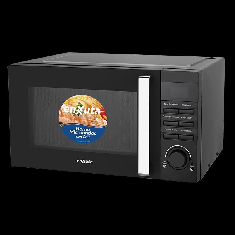 Microondas 23L c/Grill Negro 800W - Enxuta - MOENX0323DGN Microondas 23L c/Grill Negro 800W - Enxuta - MOENX0323DGN
