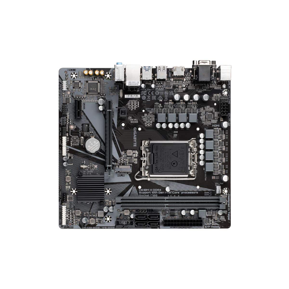 Motherboard Gigabyte Intel H610 S1700 12va Gen Motherboard Gigabyte Intel H610 S1700 12va Gen