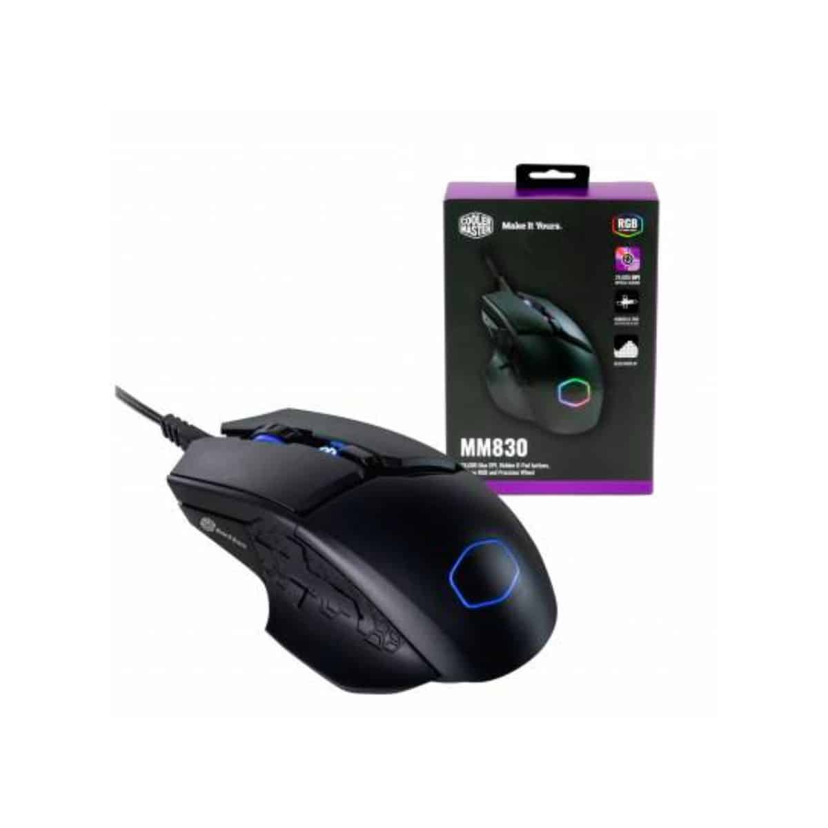 Mouse Gamer Cooler Master MM-830 - Gaming Mouse Gamer Cooler Master MM-830 - Gaming