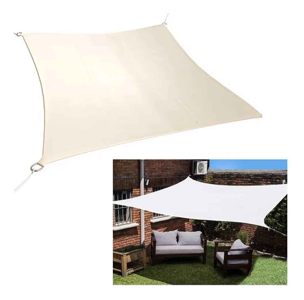 Malla Toldo Vela Alta Calidad 8 x 10 metros Uv 98% Blanco Malla Toldo Vela Alta Calidad 8 x 10 metros Uv 98% Blanco