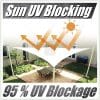Malla Toldo Vela Alta Calidad 8 x 8 metros Uv 98% Blanco