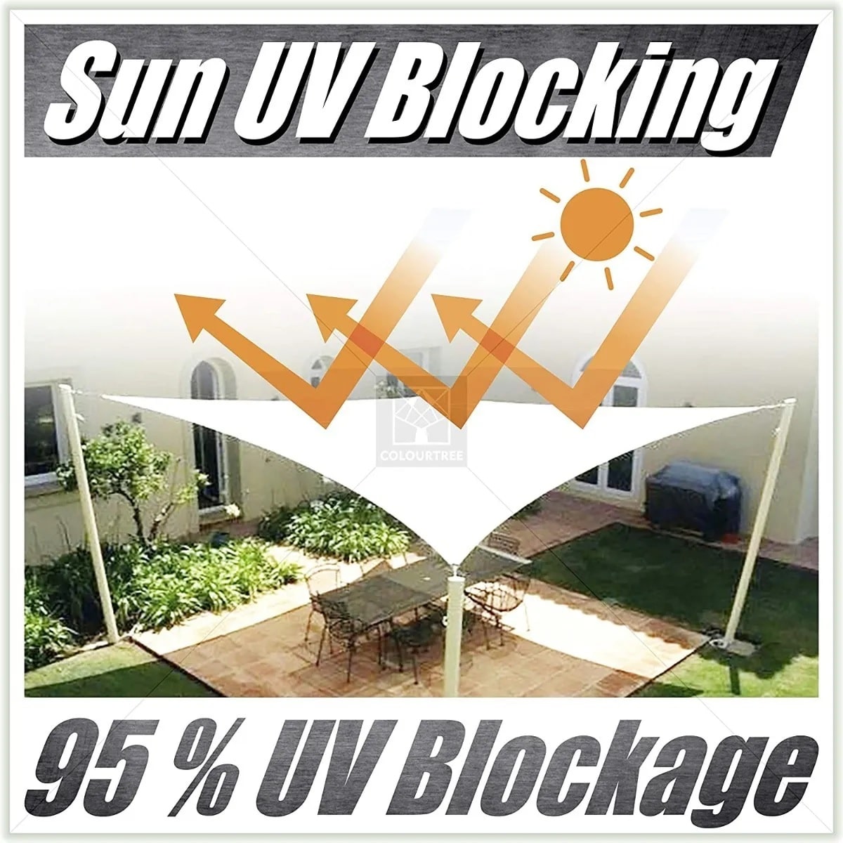 Malla Toldo Vela Alta Calidad 8 x 8 metros Uv 98% Blanco Malla Toldo Vela Alta Calidad 8 x 8 metros Uv 98% Blanco