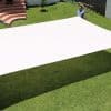 Malla Toldo Vela Alta Calidad 8 x 8 metros Uv 98% Blanco