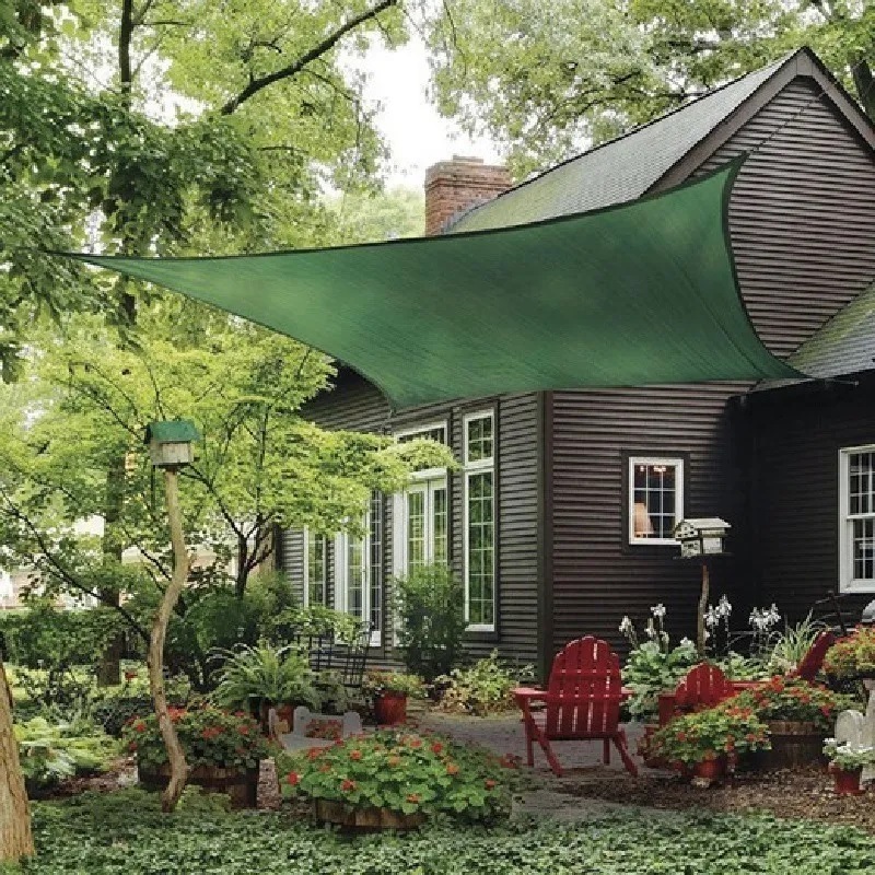 Malla Toldo Vela Alta Calidad 8 x 9 metros Uv 98% Verde