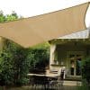 Toldo Vela p/ sombra viento c/ Uv - 4*9.5 rectangulo Beige