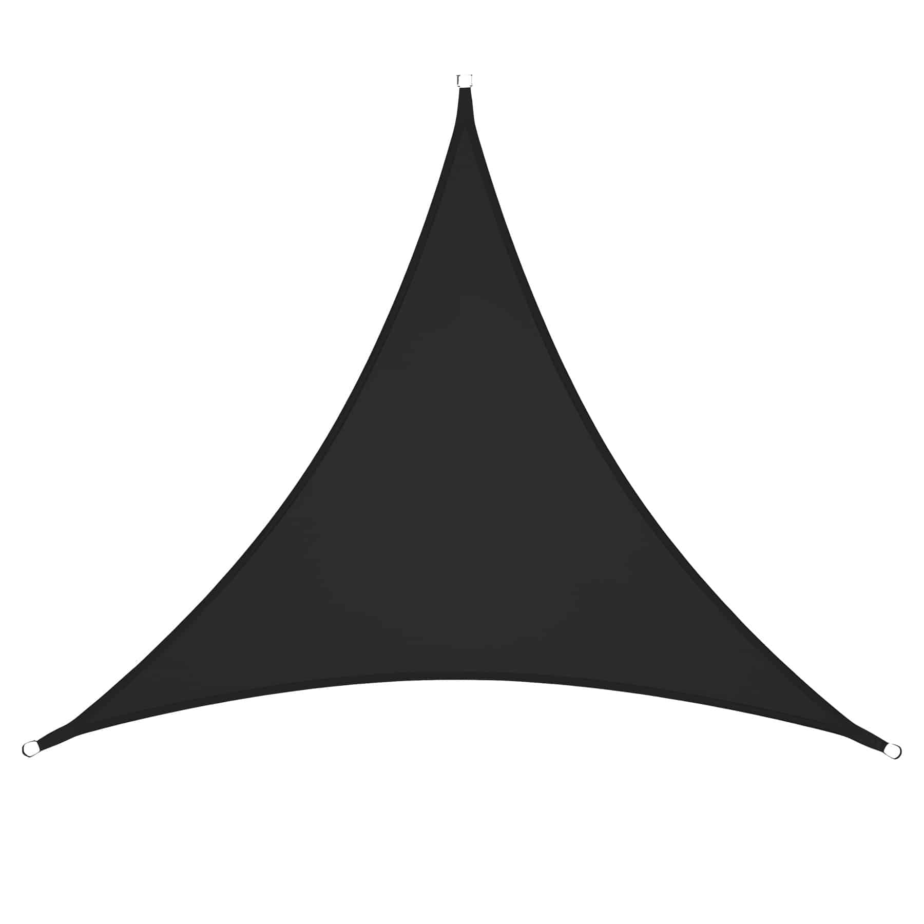 Toldo Vela p/ sombra viento y granizo 3*4*3 triangulo NEGRO