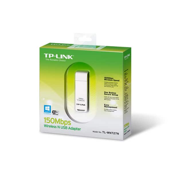 Adaptador USB TP-LINK Wifi 150MB TL-WN727N N150 Adaptador USB TP-LINK Wifi 150MB TL-WN727N N150
