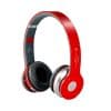 Auriculares Bluetooth plegables Rojo (Inalambricos, RadioFM y Tarjeta SD)