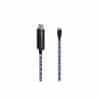 Cable Micro USB 1.0m Dexim Con Luces Purpura