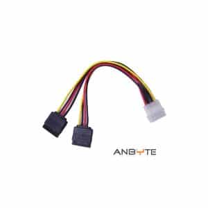 Cable SATA Alimentacion en Y ANBYTE