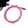 Cable de Datos LED Plano Micro USB - Rosado