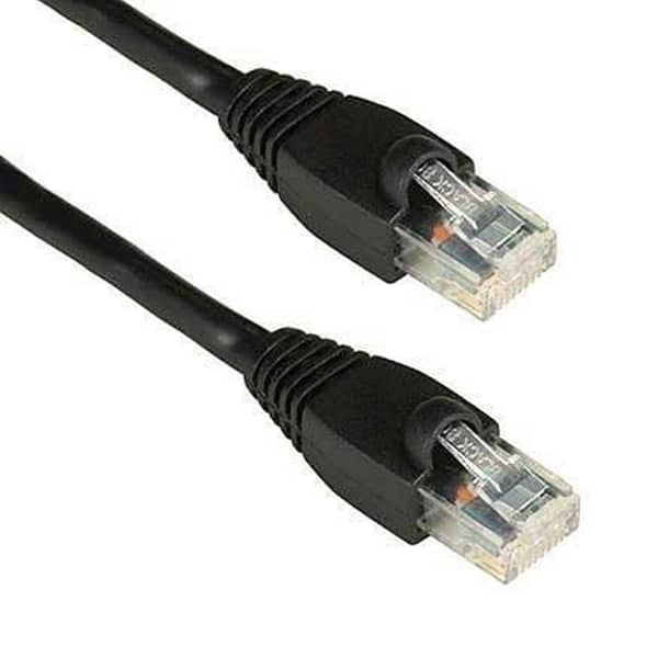 Cable de Red Patch Cat5e 2,13m Negro Blis DRACMA