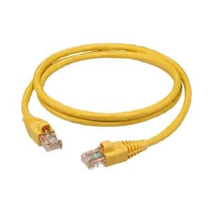 Cable de Red Patch Cat5e 7,62m Amarillo DRACMA