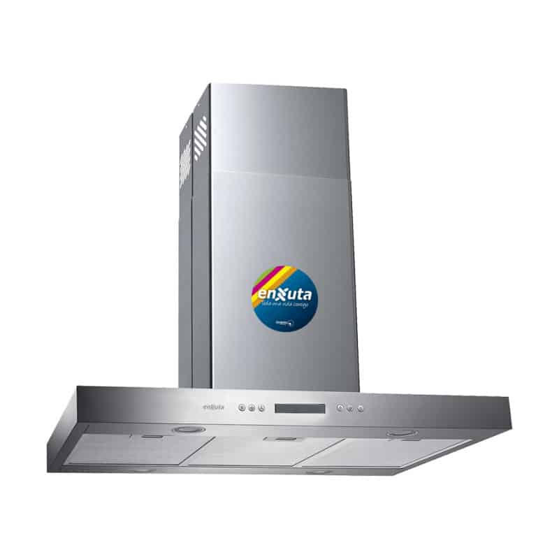 Campana Extractora 90cm Acero Inox Digital de Isla Enxuta