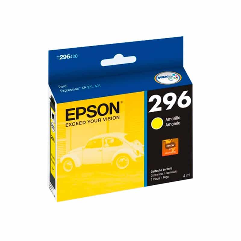 Cartucho Epson T296420 Yellow Original Cartucho Epson T296420 Yellow Original