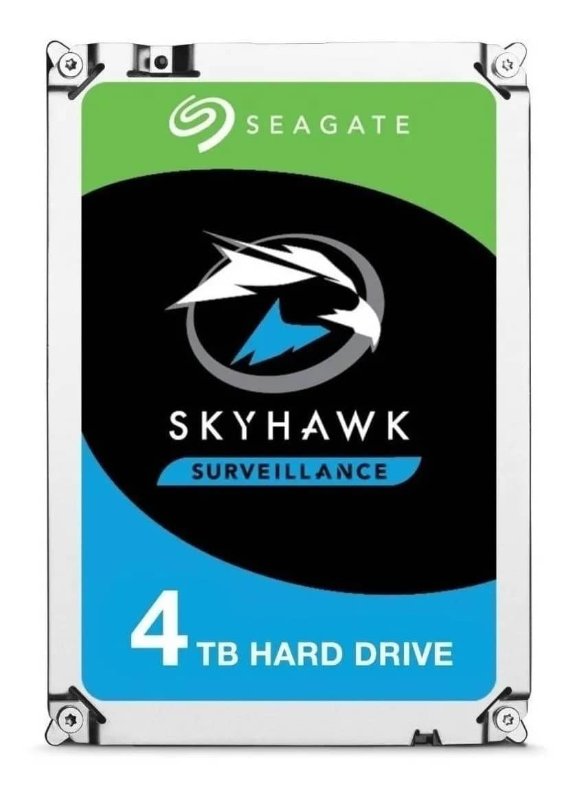 Disco Duro 3.5" Seagate Skyhawk 4TB Sata 3 5400 RPM 64mb