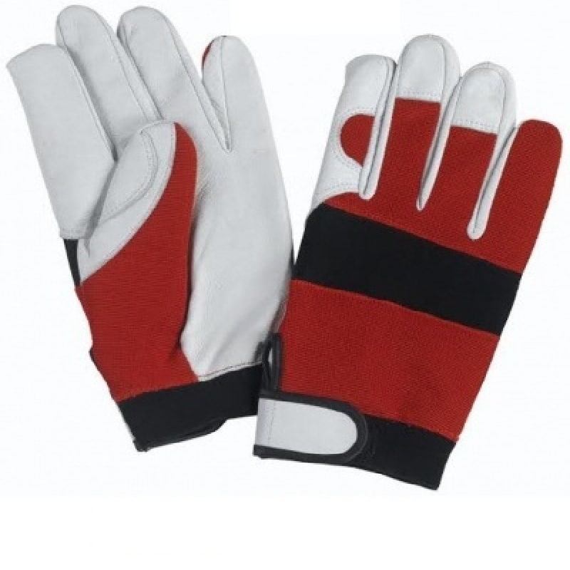 GUANTE CAMIONERO CUERO CON TEXTIL - Seguridad Laboral GUANTE CAMIONERO CUERO CON TEXTIL - Seguridad Laboral