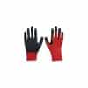 GUANTE TEJIDO ROJO C/GOMA NEGRO SUPER