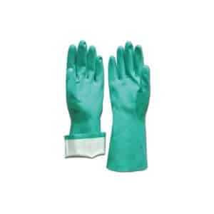 Guantes nitrilo Liviano verde Talles 8, 9, 10, 11
