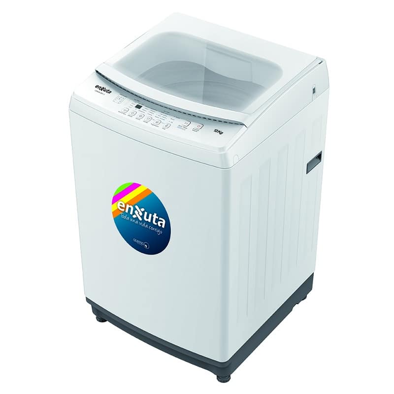Lavarropa Automático Carga Superior 12 kg con Bomba y Tapa