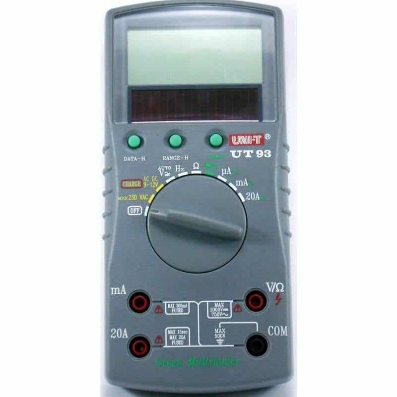 MULTIMETRO DIGITAL UNI-T AUTO RANGO BARGRAPH SOLAR UT93 MULTIMETRO DIGITAL UNI-T AUTO RANGO BARGRAPH SOLAR UT93