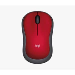 Mouse Inalambrica Logitech M185 Rojo - Bateria 12 meses