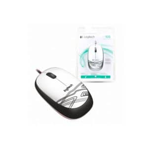 Mouse Logitech óptico M105 USB Blanco - 3 botones