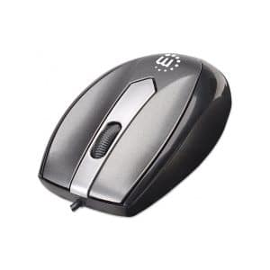 Mouse USB Mini Plata - Manhattan