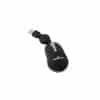 Mouse USB Retractil Micro Negro- Manhattan