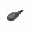 Mouse USB Retractil Mini Negro- Manhattan
