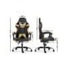 Silla Gamer Lumax Modelo Rom Super Oferta negro/dorado