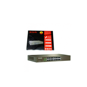 Switch 16 puertos 10/100 Tenda TEF1016D rackeable