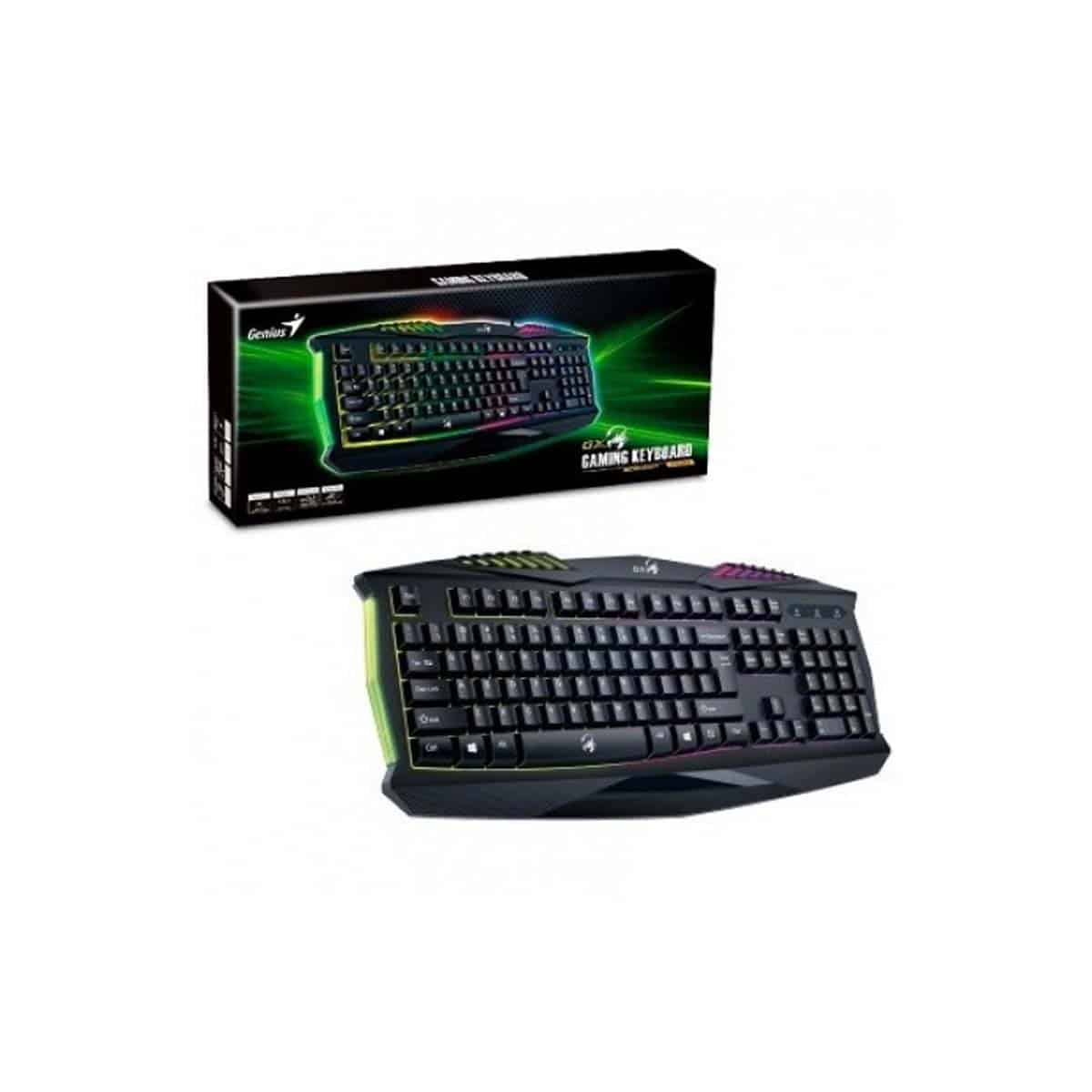 Teclado Gamer Genius Scorpion Retroiluminado K220 Gaming