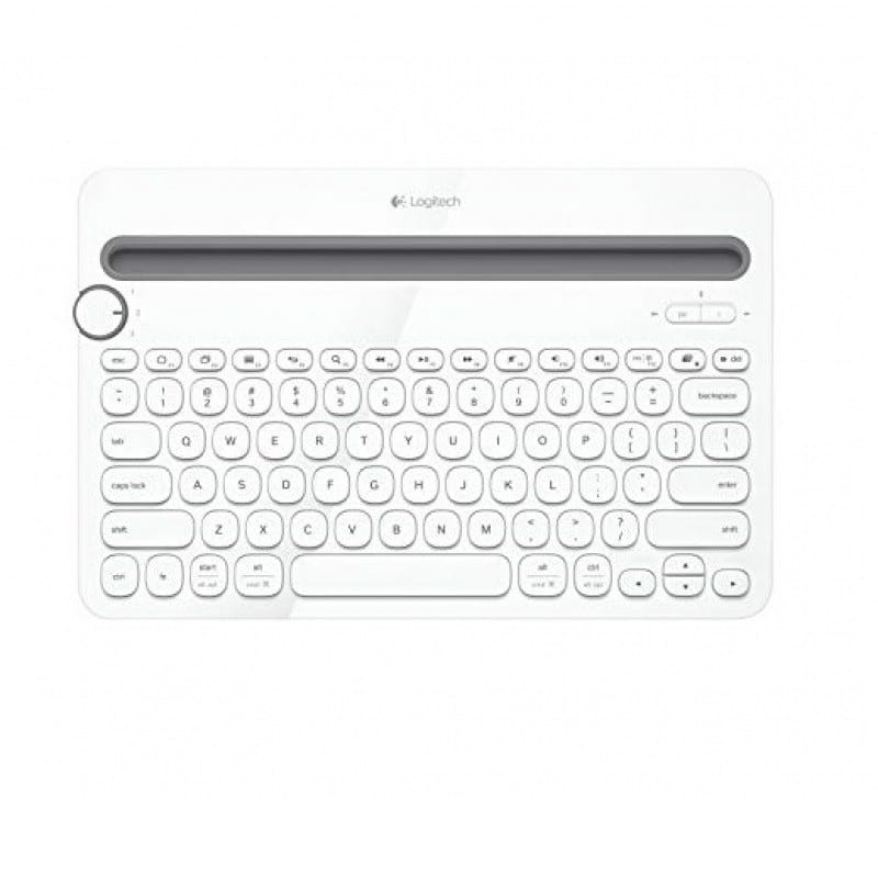 Teclado Logitech K480 inalambrico c/soporte Bluetooth Blanco Teclado Logitech K480 inalambrico c/soporte Bluetooth Blanco