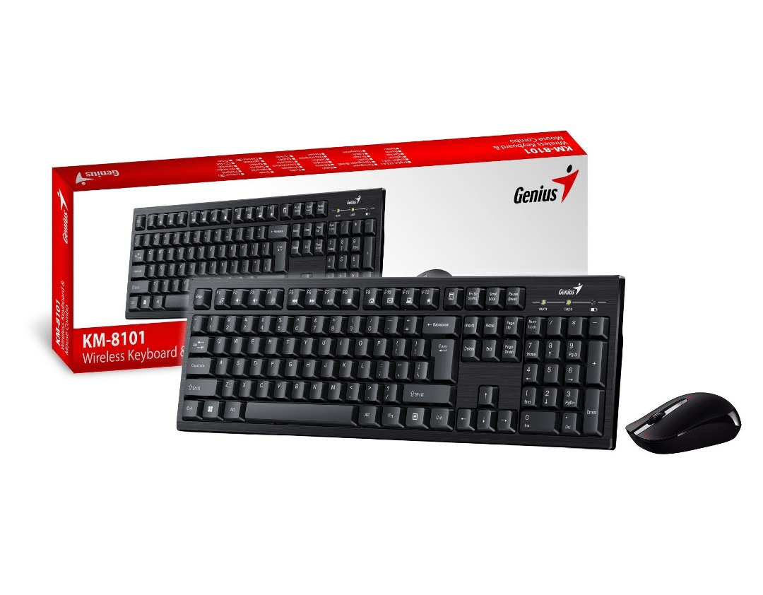 Combo Genius KM-8101 teclado y mouse inalámbricos Combo Genius KM-8101 teclado y mouse inalámbricos