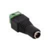 Conector 12v 2.1mm dc hembra para CCTV