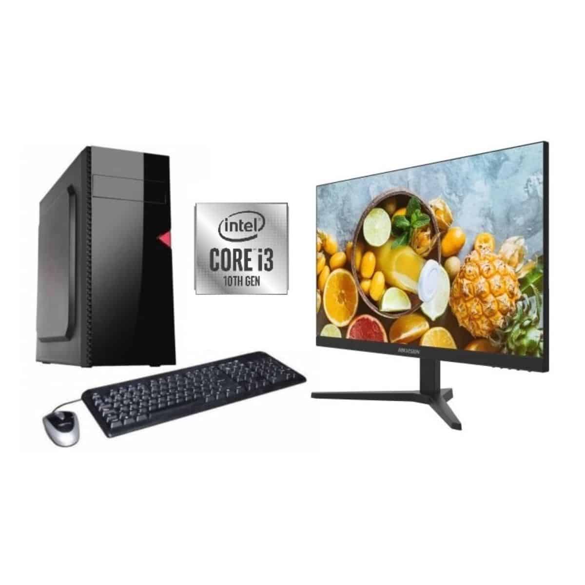 Equipo nuevo Core i3 10100 8GB 256GB + Monitor 24" Equipo nuevo Core i3 10100 8GB 256GB + Monitor 24"