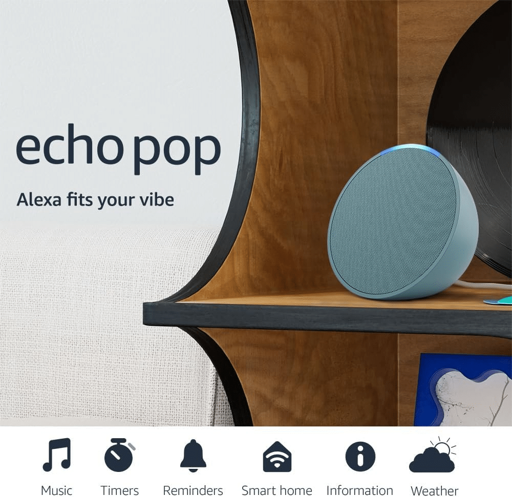 Parlante inteligente Amazon Echo Pop verde Parlante inteligente Amazon Echo Pop verde
