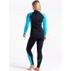 Traje de neopreno c-skins mujer Largo Raven BLACK/CYAN/AZURE