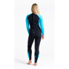 Traje de neopreno c-skins mujer Largo Raven BLACK/CYAN/AZURE