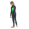 Traje de neopreno c-skins para niños Largo BLACK/LIME/XL