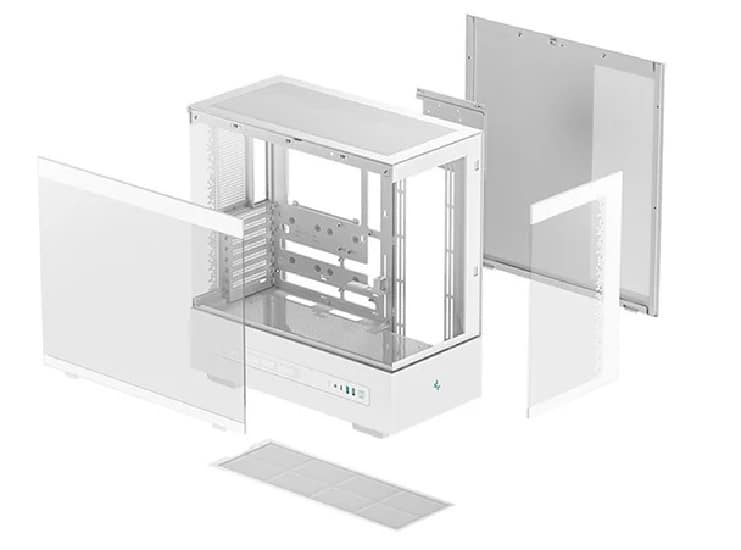 Gabinete Gamer DeepCool CH690 Digital Blanco Gaming Gabinete Gamer DeepCool CH690 Digital Blanco Gaming