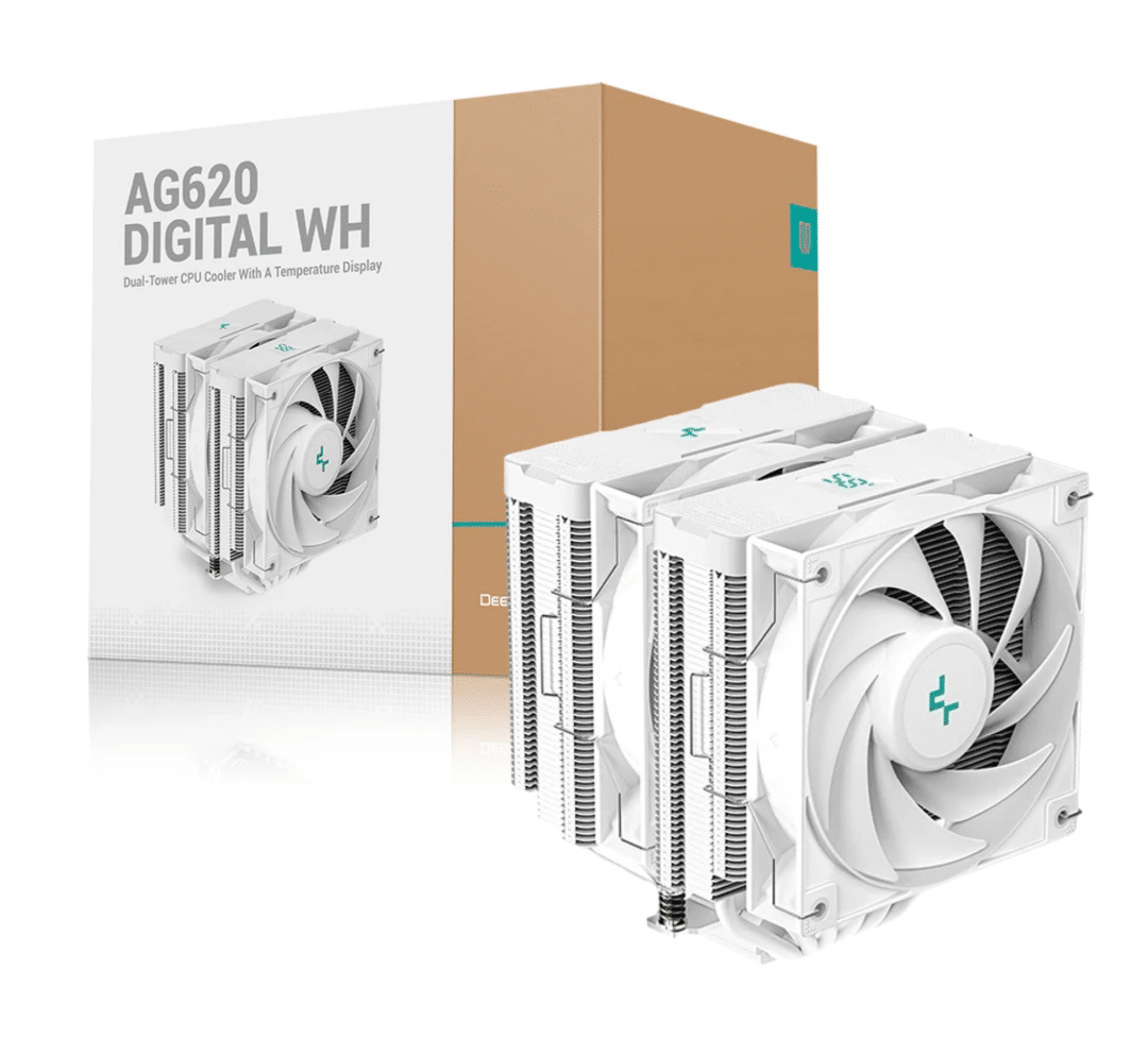 Cooler Gamer DeepCool AG620 Digital Blanco ARGB LED RGB Cooler Gamer DeepCool AG620 Digital Blanco ARGB LED RGB