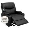 Sillón Masajeador Eléctrico Reclinable Con Control Remoto
